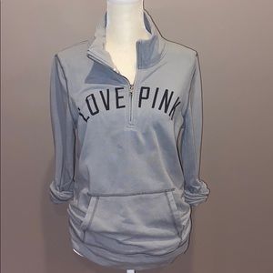 VS PINK Yoga Half Zip